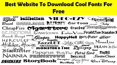 Whether you're creating a logo, designing a website, or just want to add some flair. . Cool fonts download